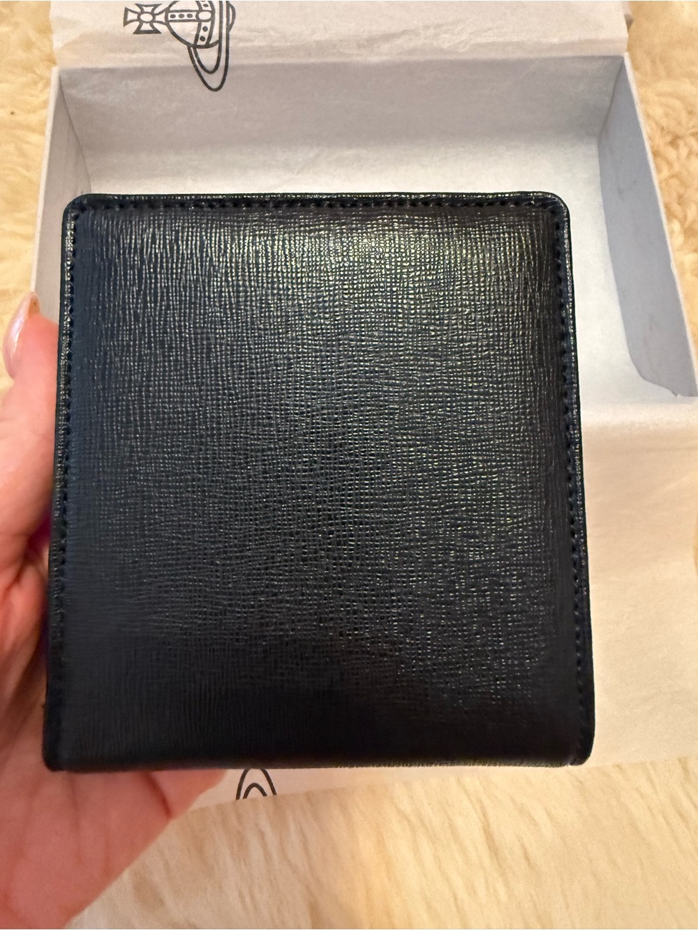 Vivienne Westwood Black Saffiano Wallet with Coin Pocket - Picture 5 of 9